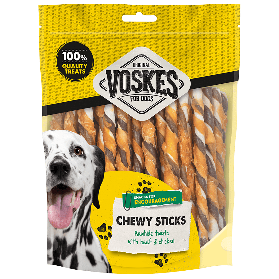 Runderhuid Sticks Met Rund & Kip - 40 stuks