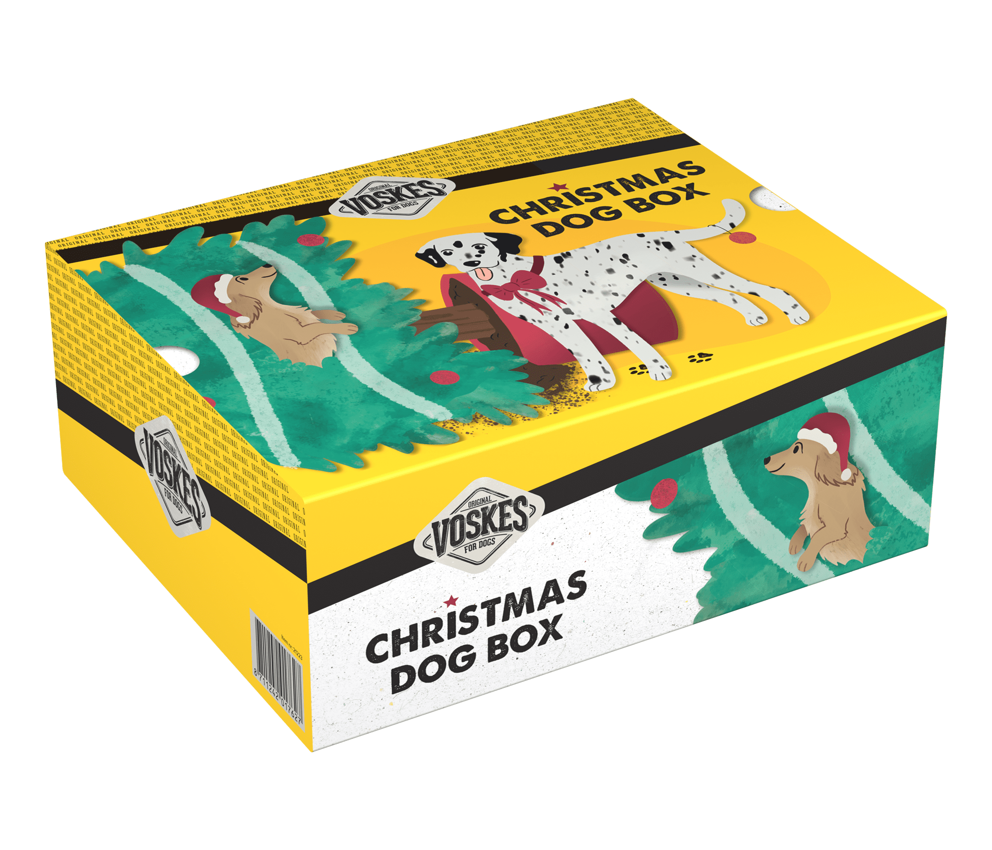 Voskes kerstbox hond