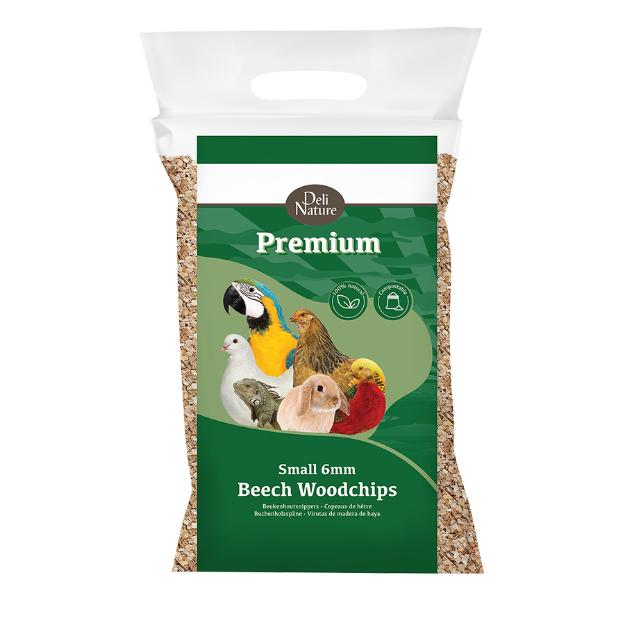 Premium Beukenhoutsnippers 6 mm Fijn