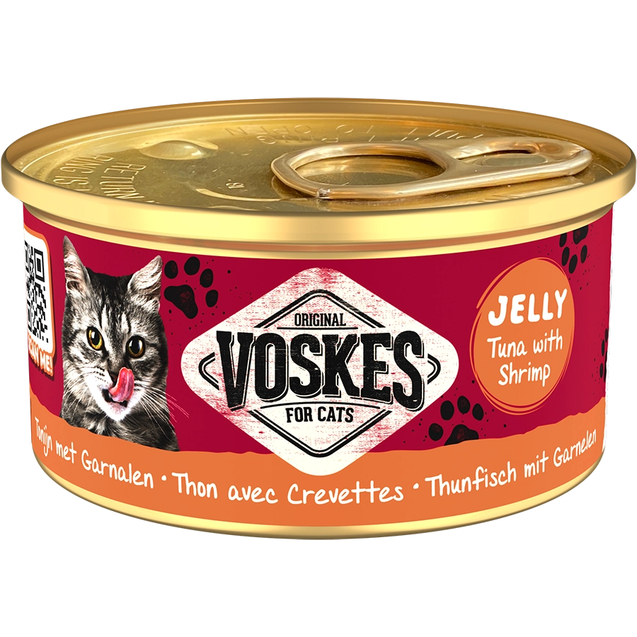 Thon en gelée avec crevettes 85g