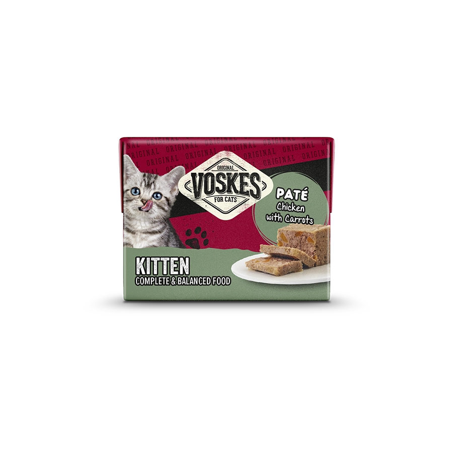Chaton - Pâté Poulet avec Carottes (8 X 95G)