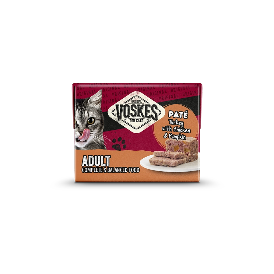 Adult - Pâté de dinde avec poulet et potiron (8 X 95G)