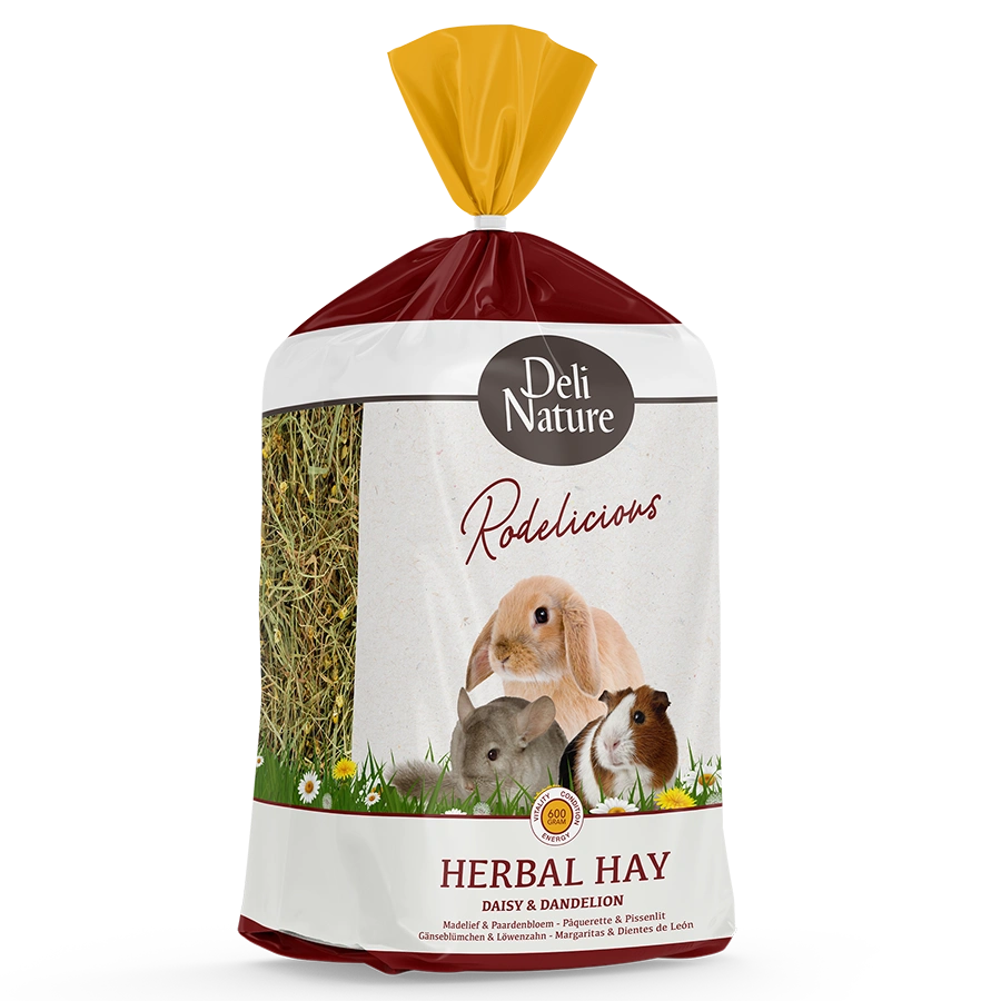 Rodelicious Foin D'herbes Pâquerette & Pissenlit 600g