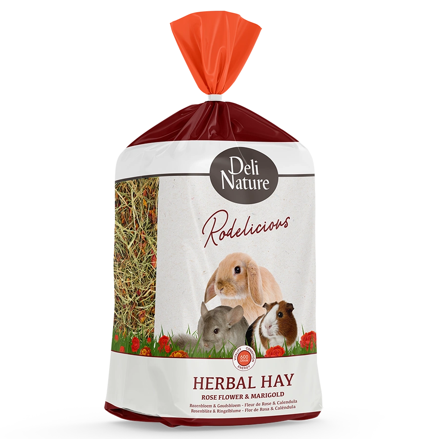 Rodelicious Foin D'herbes Fleur de Roses & Calendula 600g