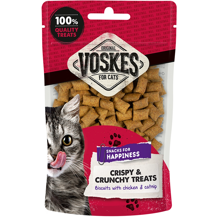 KROKANTE SNOEPJES MET KIP & CATNIP