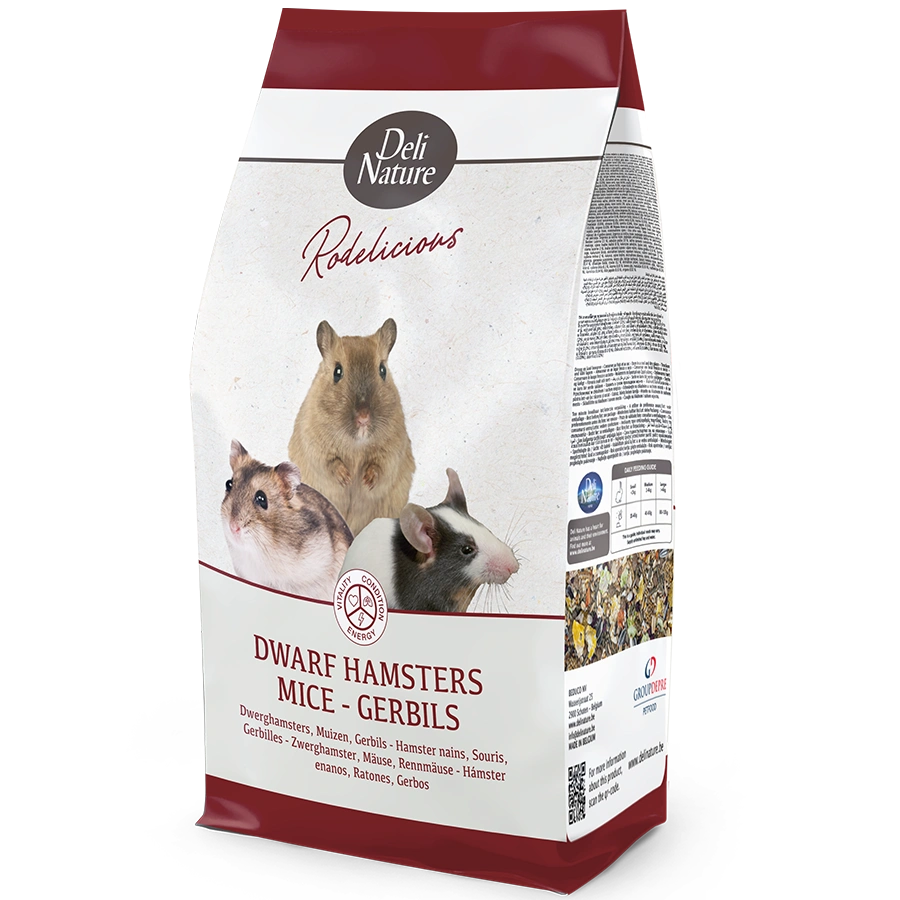 Rodelicious Dwerghamsters, Muizen, Gerbils 750g - Afbeelding 4