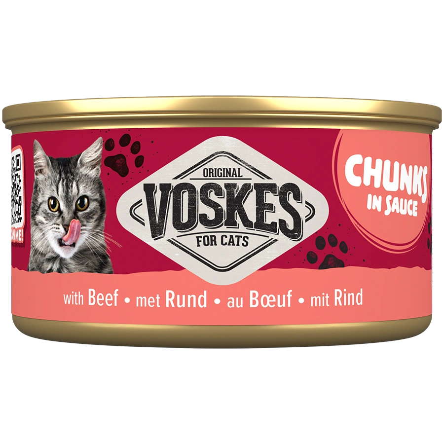 Chunks in saus met rund 85gr