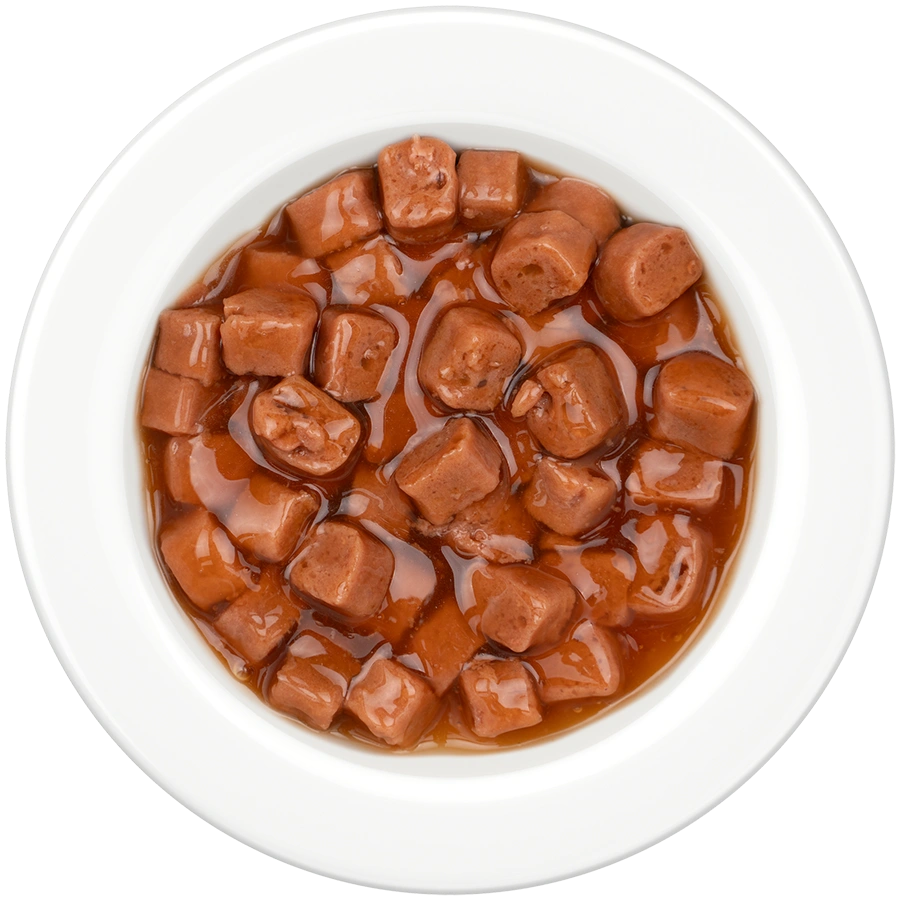 Chunks in saus met rund 85gr - Afbeelding 3