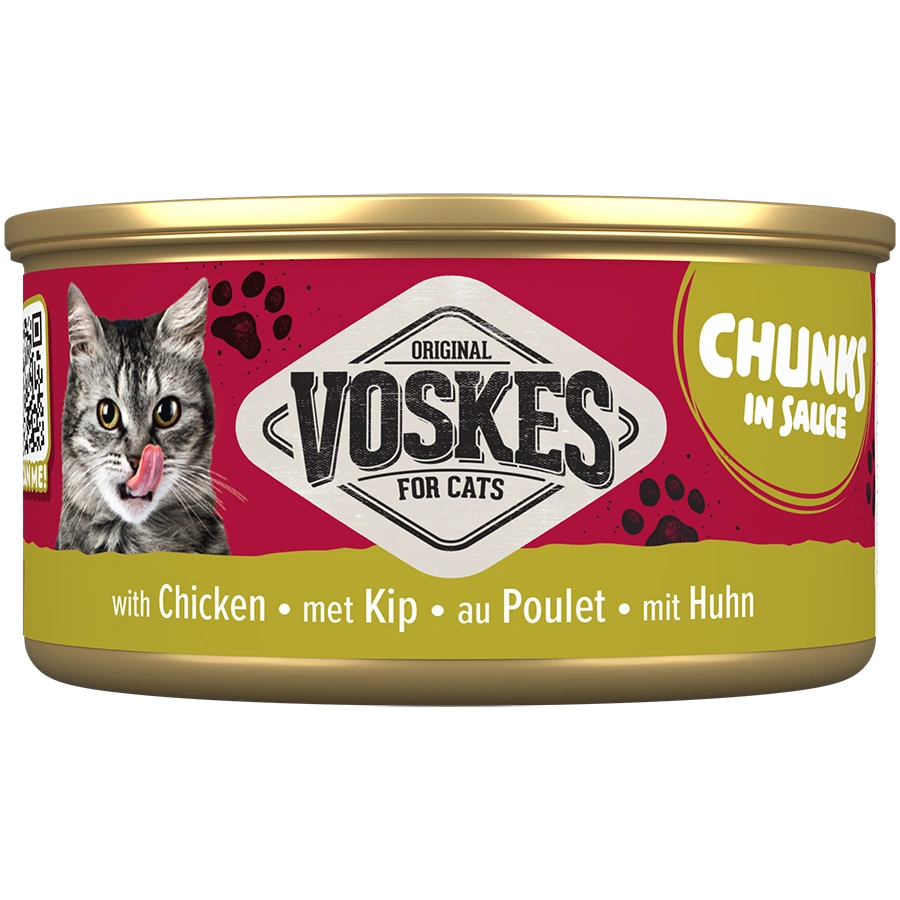 Chunks in saus met kip 85gr